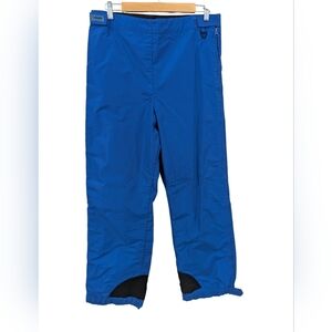 COLUMBIA Men's Vintage Nylon Snow Ski Snowboard  Shell Pants Medium Royal Blue